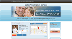 Desktop Screenshot of implantdentistdallas.com